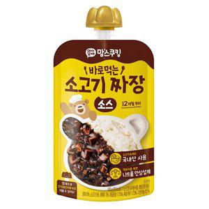 맘스쿠킹 바로먹는 소고기 짜장(소스) 100g