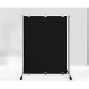 검정 사진관 크로마키 스크린 세트 이동식 100X200CM 거치대 2X2M 배경지 블랙