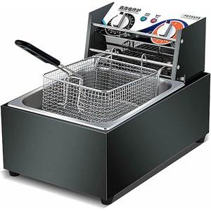 10L 상업용 전기 딥 프라이어 조리대 인덕션 오일 피쉬 및 가정용 온도 조절 기능