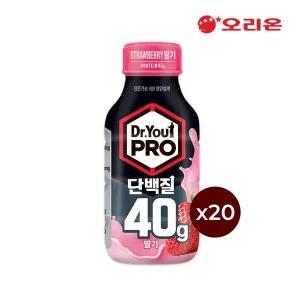 [오리온]닥터유프로 단백질드링크 40g 딸기 (350ml) x 20개