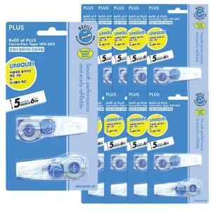 PLUS WH-605 수정테이프 리필 2조 10개