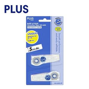 플러스 수정테이프 리필 MR WH-605R 2P 5MM