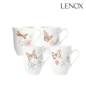 [레녹스](센텀시티점) 버터플라이메도우 골드 머그 4P 세트