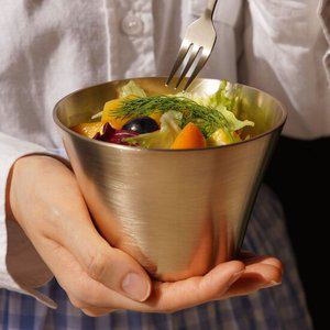 놋담 방짜유기 모던 1인 빙수볼