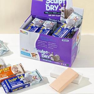 에어드라이 클레이 250G 점토 찰흙 놀이 지점토 전문가용 클레이 아트 데코레이션 흰색