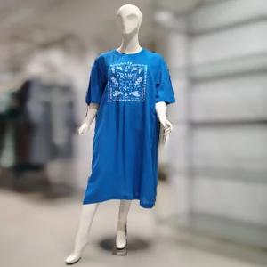 [SI] SI프린트 레이온 린넨 롱 원피스SGOAF5535a