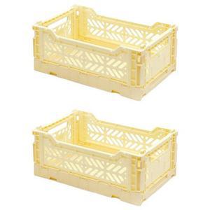 아이카사 폴딩박스 크림 S 2개