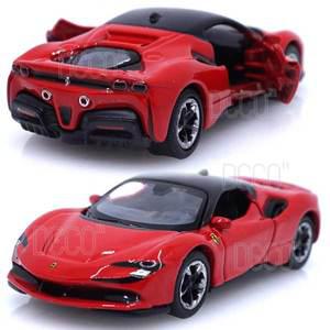 1:64 스피드아이콘 페라리 SF90 프리휠 미니카 다이캐스트