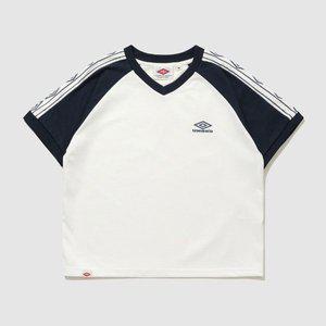 [엄브로] HBL OG 사이드다이아 우먼스 브이넥 반팔 티셔츠 UQ322CRS81-SCW0