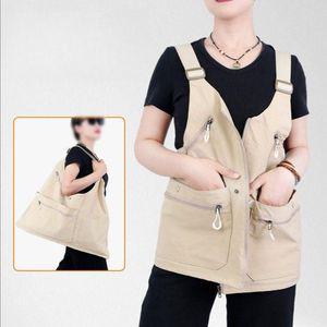 조끼 가방 대형 보보상 멀티 포켓 다용도 나일론 숄더백