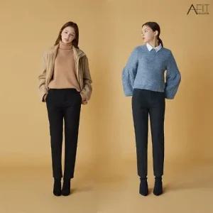 [어썸핏]23FW 여성 텐션 워싱 기모 팬츠 2종_637665