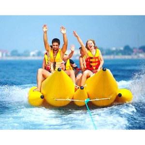 해수욕장 빠지 바나나 보트 수상레저 풍선보트 8인 해수욕장바나나보트