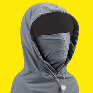 귀덮개자외선마스크 베이직안면 입뚫린 새부리형uv차단냉감 마스크