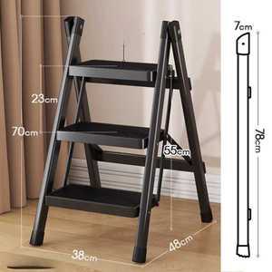 접이식 스텝 스툴 도배 원목 사다리의자 계단식 발판 세차