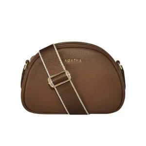 [아가타] 타원 크로스백(AGT211-130_BR)