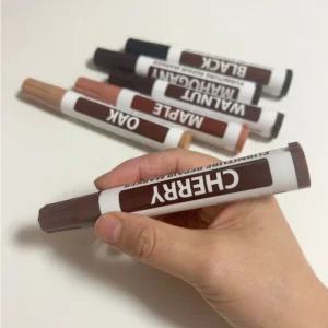 가구 셀프 수리 스크레치 복원 마카펜 6색 한세트/실내/카페/인테리어/원목/목재/산업/안전/자재/DIY/용품