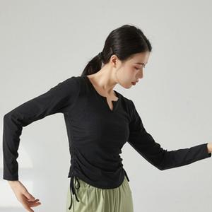 현대무용 상의 케이팝 의상 상의 연습복 댄스복 긴팔 여성