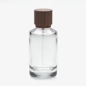 클림프 타입 유리 향수용기 콘실린더 브라운 우드 100ml 클램프타입 소분 퍼퓸만들기 DIY 공병