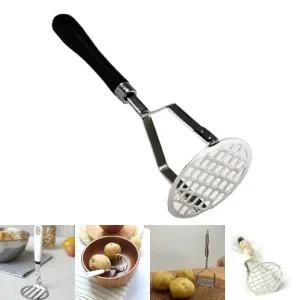 덕흥 감자 다지기 스텐 계란 으깨기 8cm/감자으깨는도구/메셔/달걀으깨기/핸드마늘으깨기/감자프레스/가정