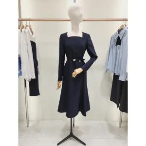 갤러리아 (라인어디션)(N557)스퀘어넥 머메이드 벨트 원피스(NWOPPI0500)