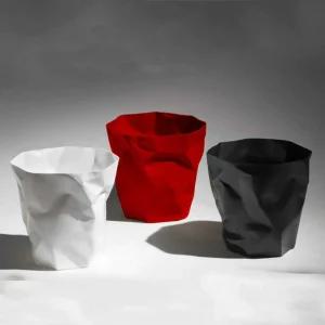 자연 디자인 펜꽂이 연필꽂이 화이트 레드 블랙 필통