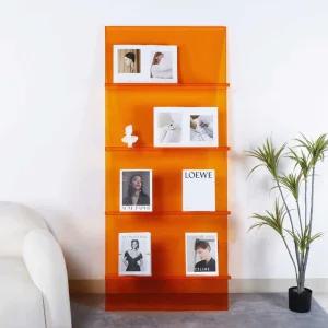 책장 철제 북스탠드 매거진랙 도서 정리대 아크릴