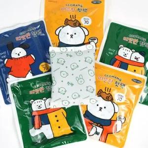 핑크풋 캐릭터 핫팩 겨울 손난로 보온팩 온열팩