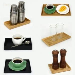 아카시아 원목 식탁 테이블 양념통 받침 커피 음료 잔받침 컵받침 미니쟁반 서빙쟁반 나무 쟁반 트레이