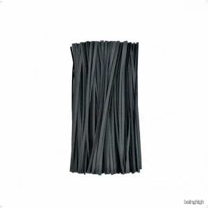 블랙 20cm 종이철심 포장끈 1000개 베이커리 빵 제과용 페이퍼타이