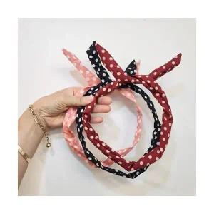어린이집 유치원 학예회 땡땡이 리본 헤어밴드