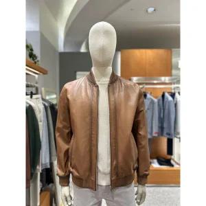 갤러리아 [타임월드]바쏘 카멜 프리미엄 이탈리안 양가죽 빈티지 점퍼 BSY5UA