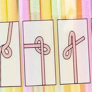 요술빨대 파티 빨대 하트빨대 하트 긴요술빨대 칵테일 칵테일 하트 파티 용 요술빨대 컬러 50P