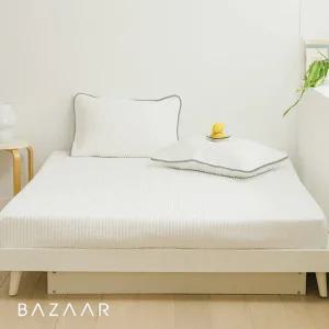 스테디 먼지없는 뱀부 사계절 매트리스커버 (K)