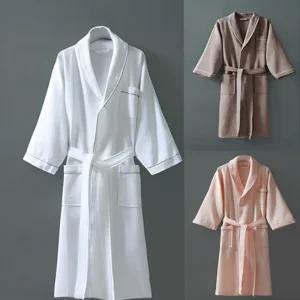 샤워가운 와플 극세사 커플 욕실 로브 호텔 목욕가운 집들이선물 수영장 bathrobe
