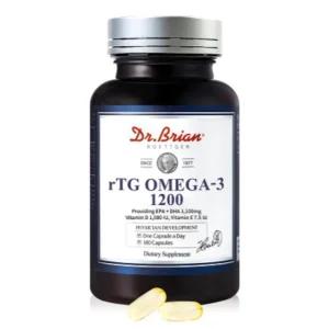 닥터브라이언 앤초비 알티지 고함량 오메가3 1200 비타민D 비타민E 함유 180캡슐 대용량(6개월분)