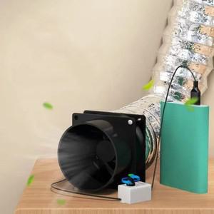 간단한 소형 USB 추출기 후드 설치가 필요없는 주방 환기 팬 가정용 조절 가능한 속도 덕트