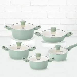 [원쁠원] 키친플라워 쿠킨 그린애플 인덕션 냄비 5종 골라담기