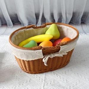 라탄 CMRP2986 피크닉 바구니 오픈타입 소풍바구니 바스켓