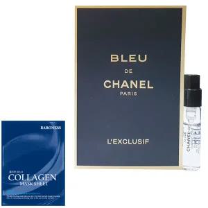 마스크팩+블루 드 샤넬 렉스클루시프 퍼퓸 1.5ml