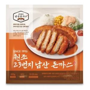 [원조 23번지 남산돈까스] 돈까스 2팩 총 세트 120g 6개+소스 30g 6개