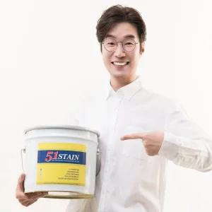 오일스테인 우드케어 4리터 원목 가구용 책상 색상 데크 페인트 방부목