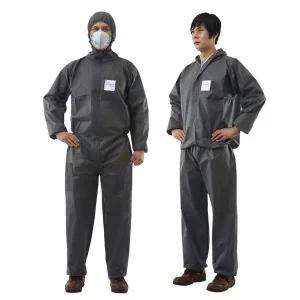 가드웨어 일회용 작업복 방진복 SBW-1000 회색 24개입 후드형 원피스 투피스 / 엠텍