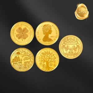 [골드피아] 24K 순금 코인 0.2g 모음 (순도 999.9)