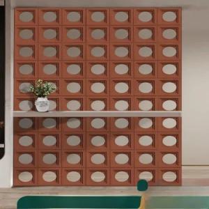 파벽돌 파티션 디자인벽돌 큐브블럭 사무실 디자인 인테리어벽돌 외벽