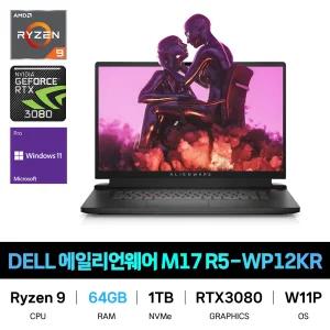 IT_DELL 에일리언웨어 M17 R5-WP12KR RAM 64GB 재고보유