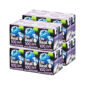 아임리얼 고농축 블루베리 주스 120ml x 24