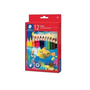 스테들러 루나 점보 두꺼운 색연필 12색 139C12 어린이색연필 두꺼운색연필 취미용색연필