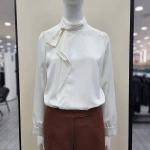 [조이너스] 하이넥 러플장식 블라우스 JAEW9-WRB120_GN