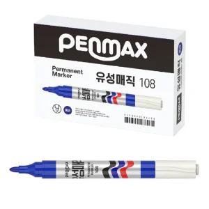 펜맥스 유성매직 108 흑색 24개