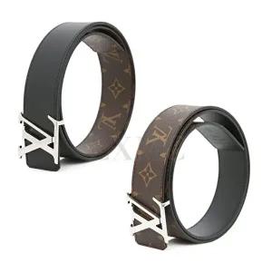 [루이비통]루이비통 모노그램 마카사르 벨트 LV이니셜 리버서블 양면벨트 M9821V *